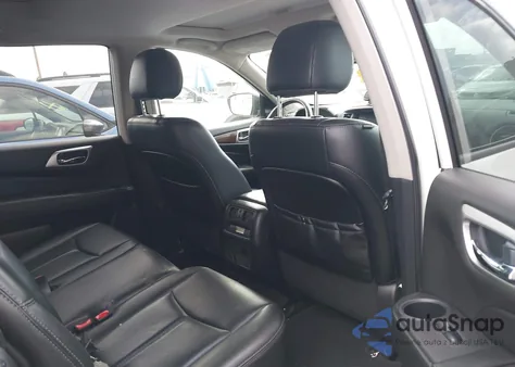 2017 Nissan Pathfinder Platinum из США, поврежденный, VIN 5N1DR2MN5HC617537